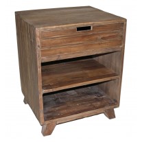 Pine 1-Drawer Side Table
