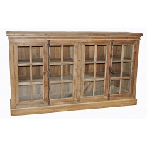 Reclaimed Pine 4-Door Cabinet