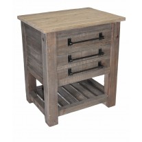 2-Drawer End Table/Nightstand