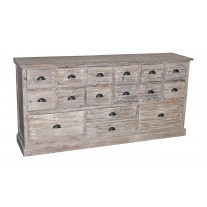 16-Drawer Reclaimed Pine Dresser