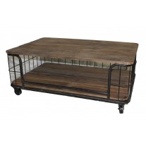 Cage Iron Coffee Table 