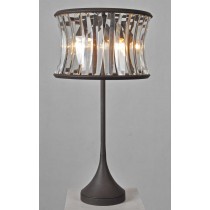 2154-tbl Crystal Round Table Lamp