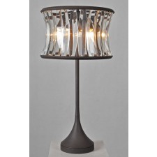 2154-tbl Crystal Round Table Lamp