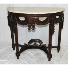 Marble Top Pineapple Console
