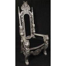 Silver/Black Lion King Throne