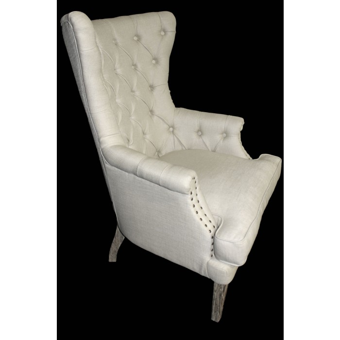 Pate Tufted Wing Chair