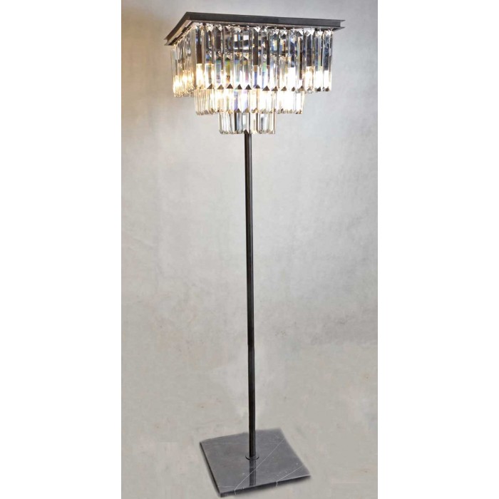 3185-FLR Crystal Square Floor Lamp