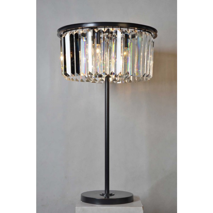 3033-TBL Crystal Round Table Lamp