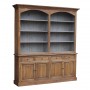 Reclaimed Pine 2-Arch Bookcase