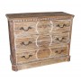 Reclaimed 3-Drawer Carved Chest