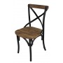 Iron X-Back Side chair