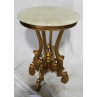 Victorian Round Table with Marble Top