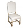 White Fabric Side Chair