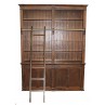Brown Medium Bookcase with Ladder SD-108-R1